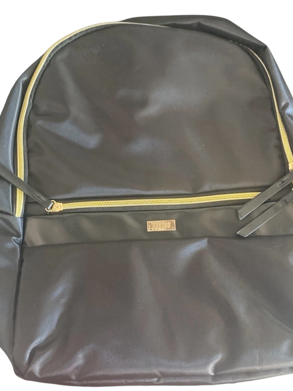 NEW Benoss Milan Diamond Elite Black Men's Backpack with Gold Accents